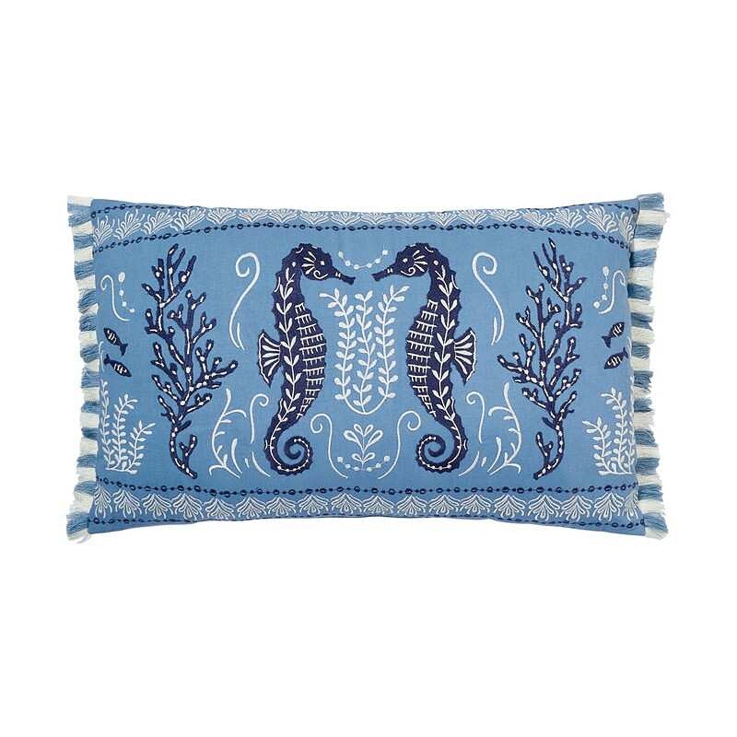 Hamilton Duo Seahorse EMB Pillow