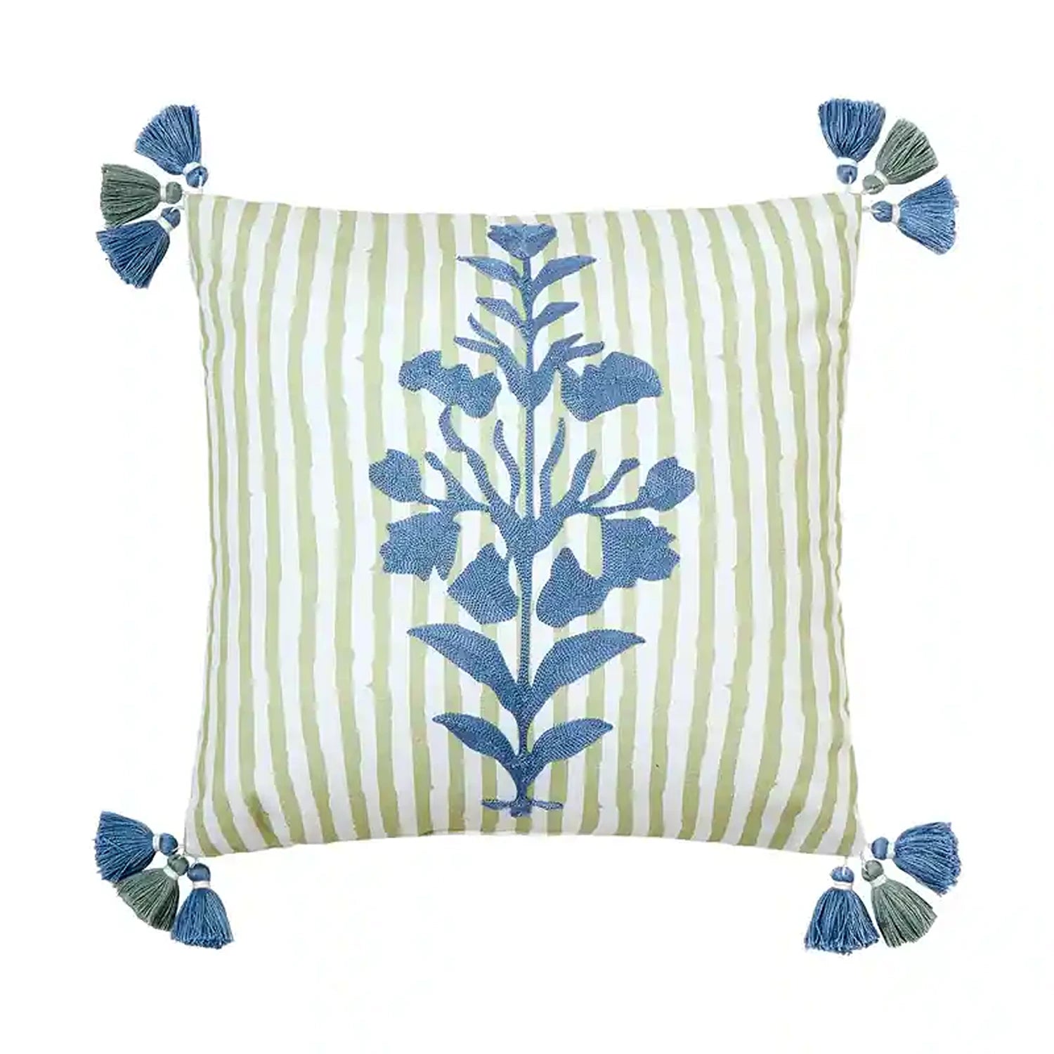 Hamilton Crewel Stripe EMB Pillow