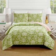 Queenie Royal Palm Quilt Set