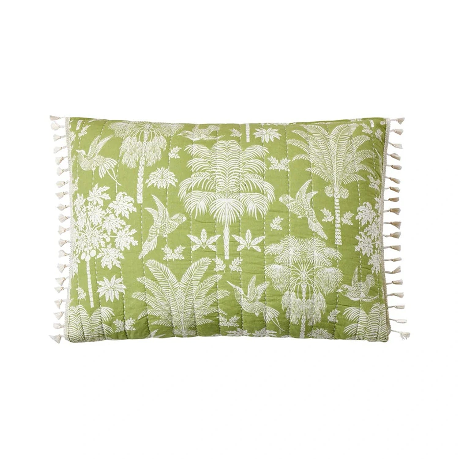 Queenie Royal Palm Quilt Set