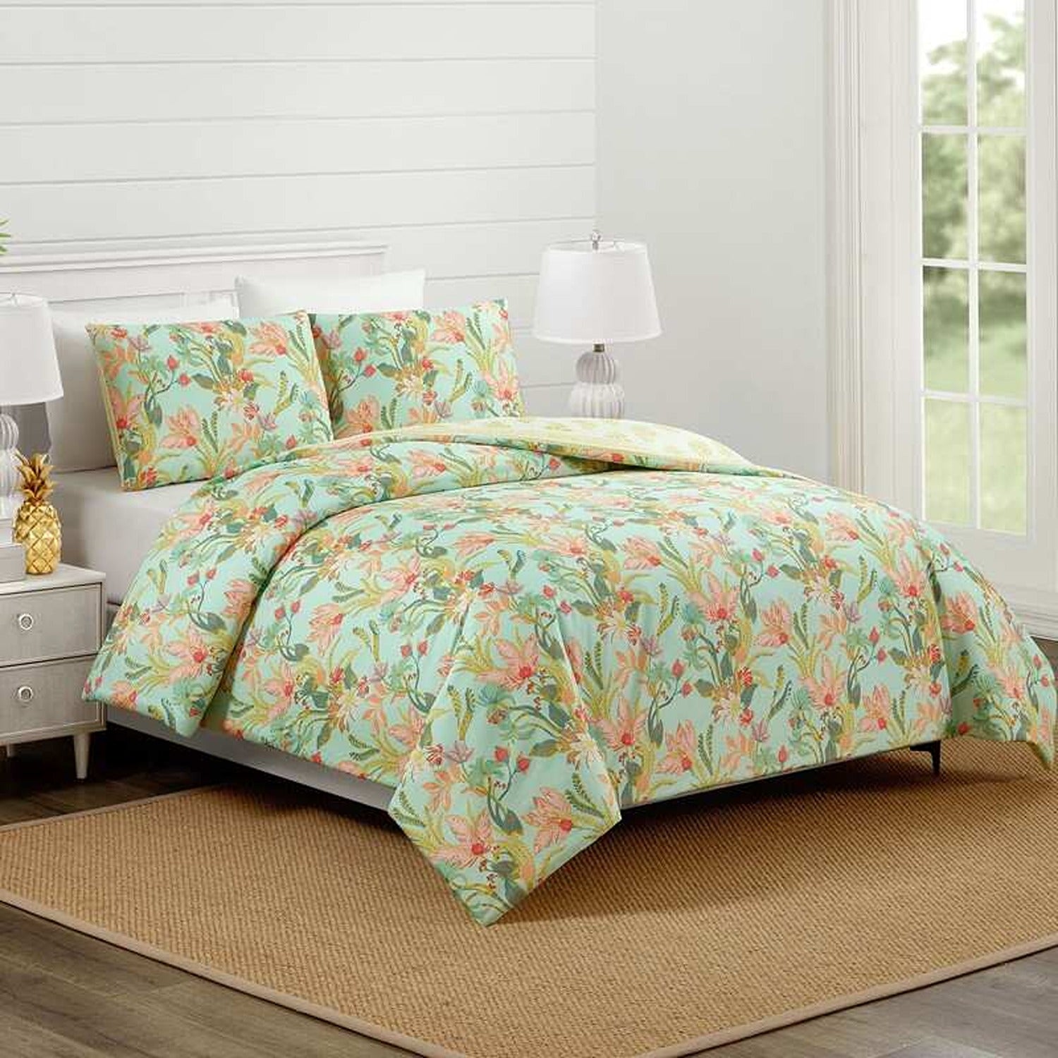 Queenie Tropical Garden Comforter Set