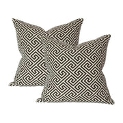 St Tropez Greek Key Java Indoor/Outdoor - Set of 2