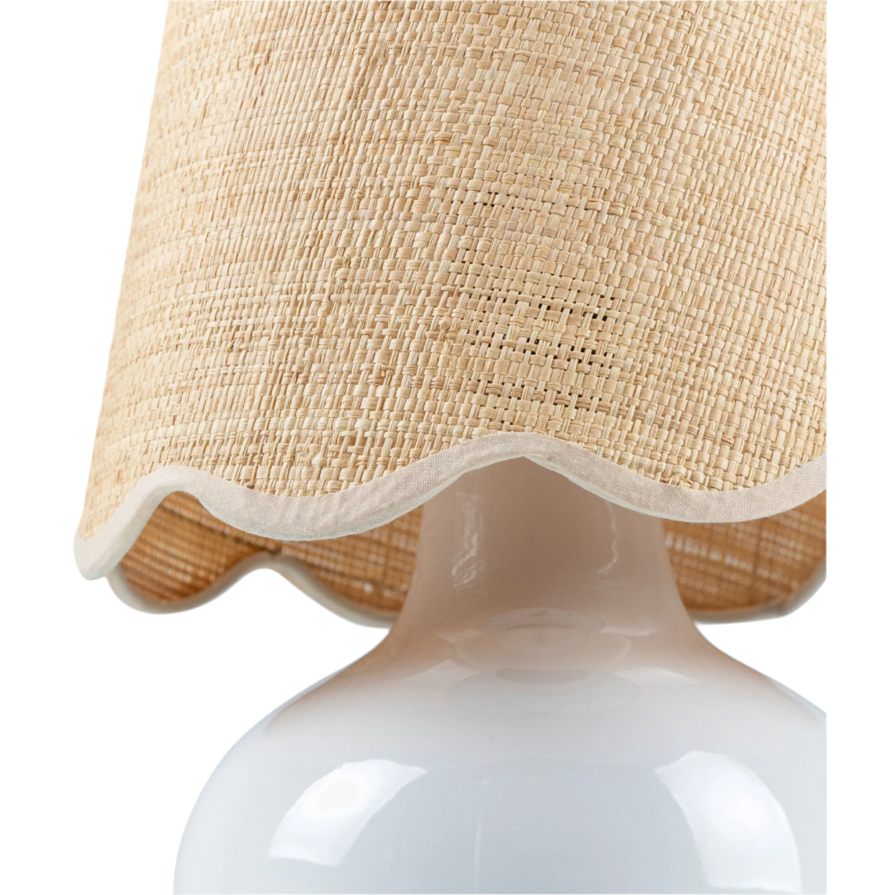 Stella Diminuta Accent Table Lamp (Scalloped Shade)