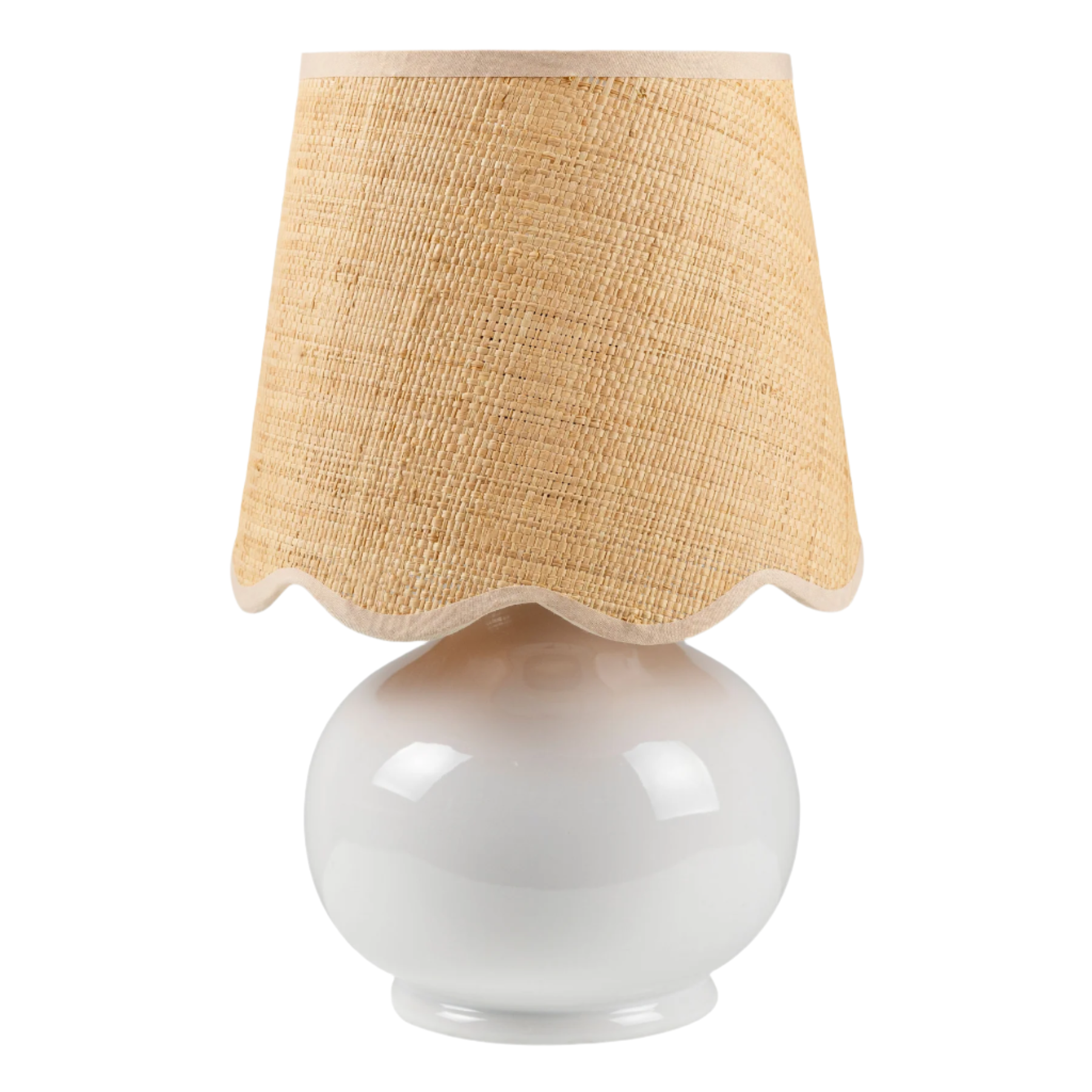 Stella Diminuta Accent Table Lamp (Scalloped Shade)