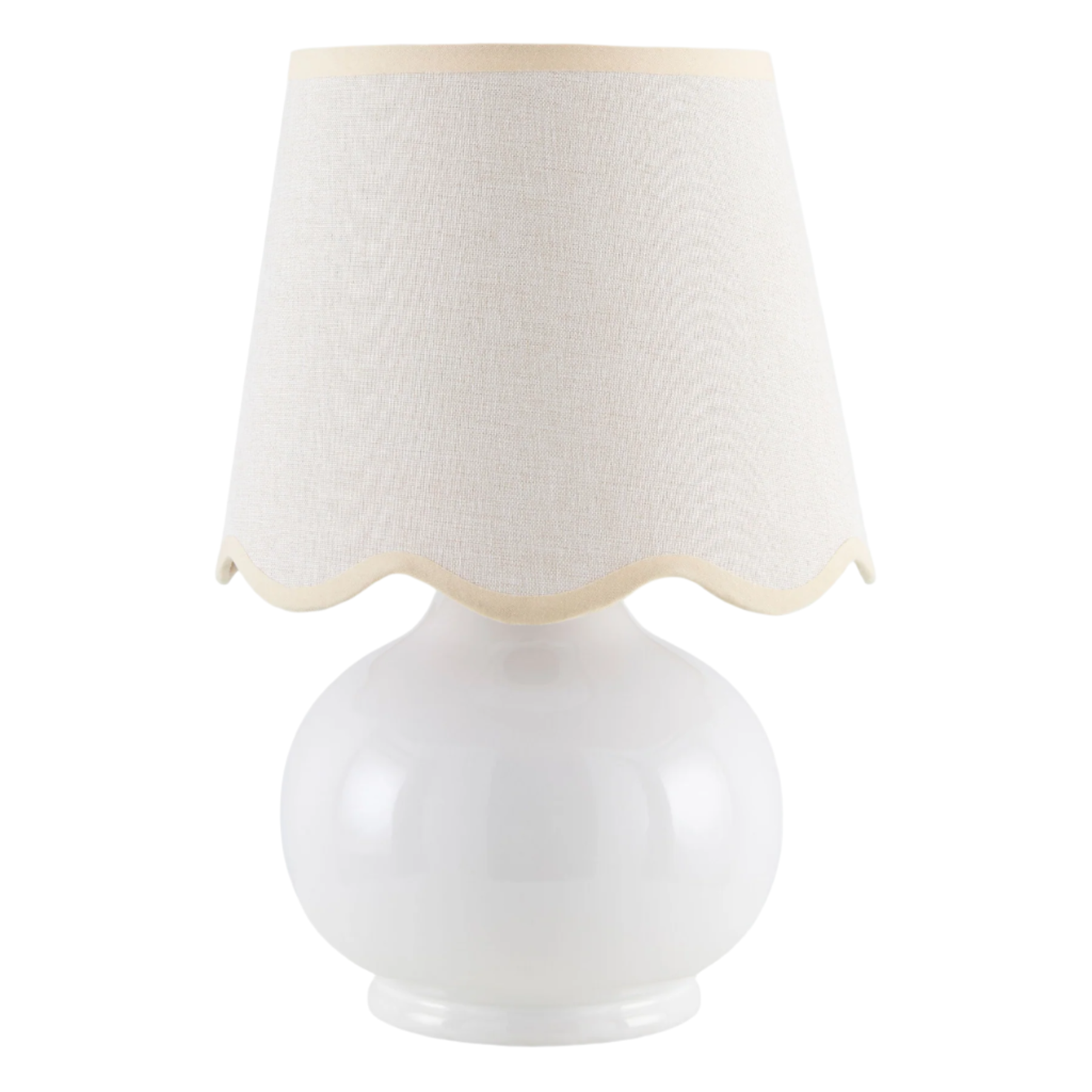 Stella Diminuta Accent Table Lamp (Scalloped Shade)