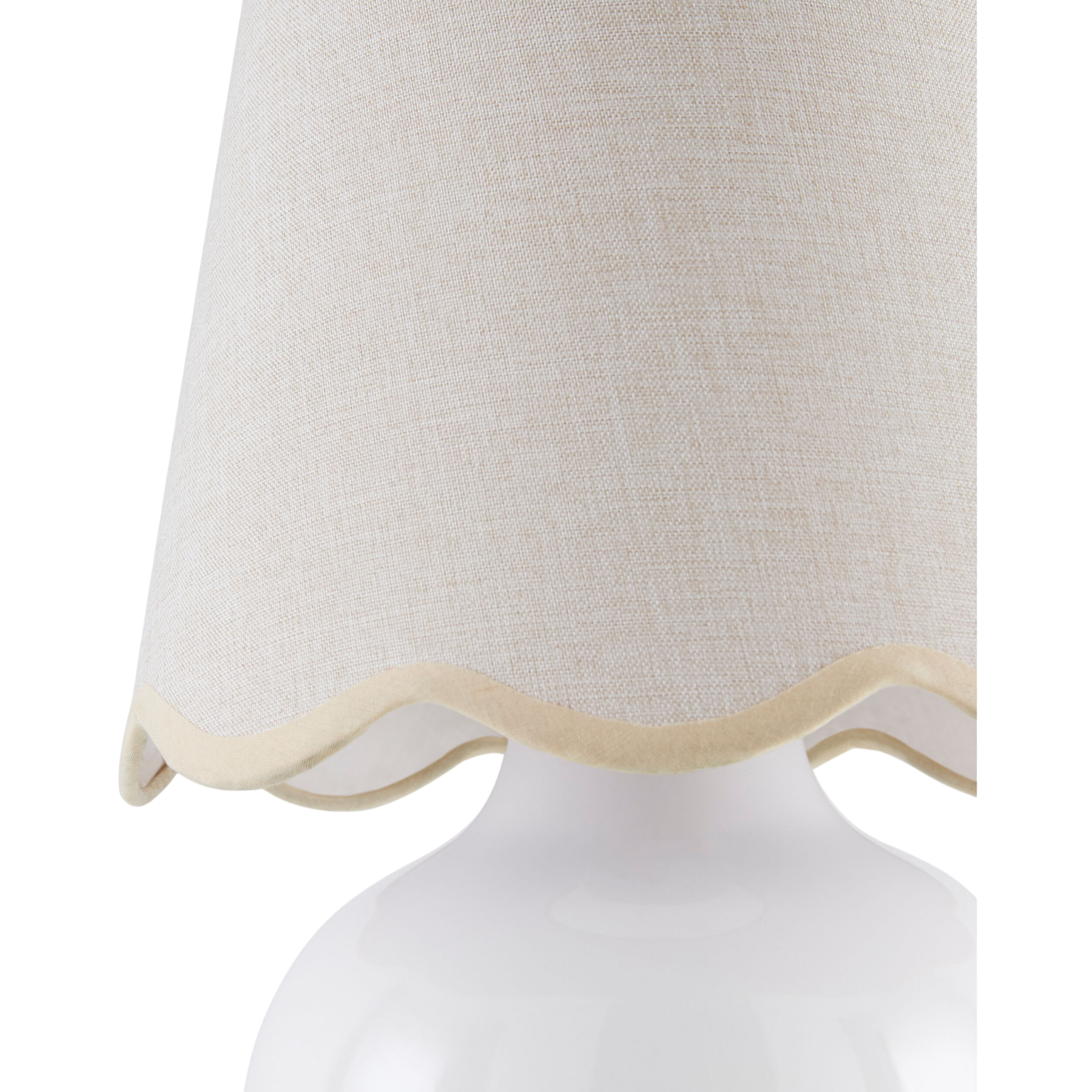Stella Diminuta Accent Table Lamp (Scalloped Shade)