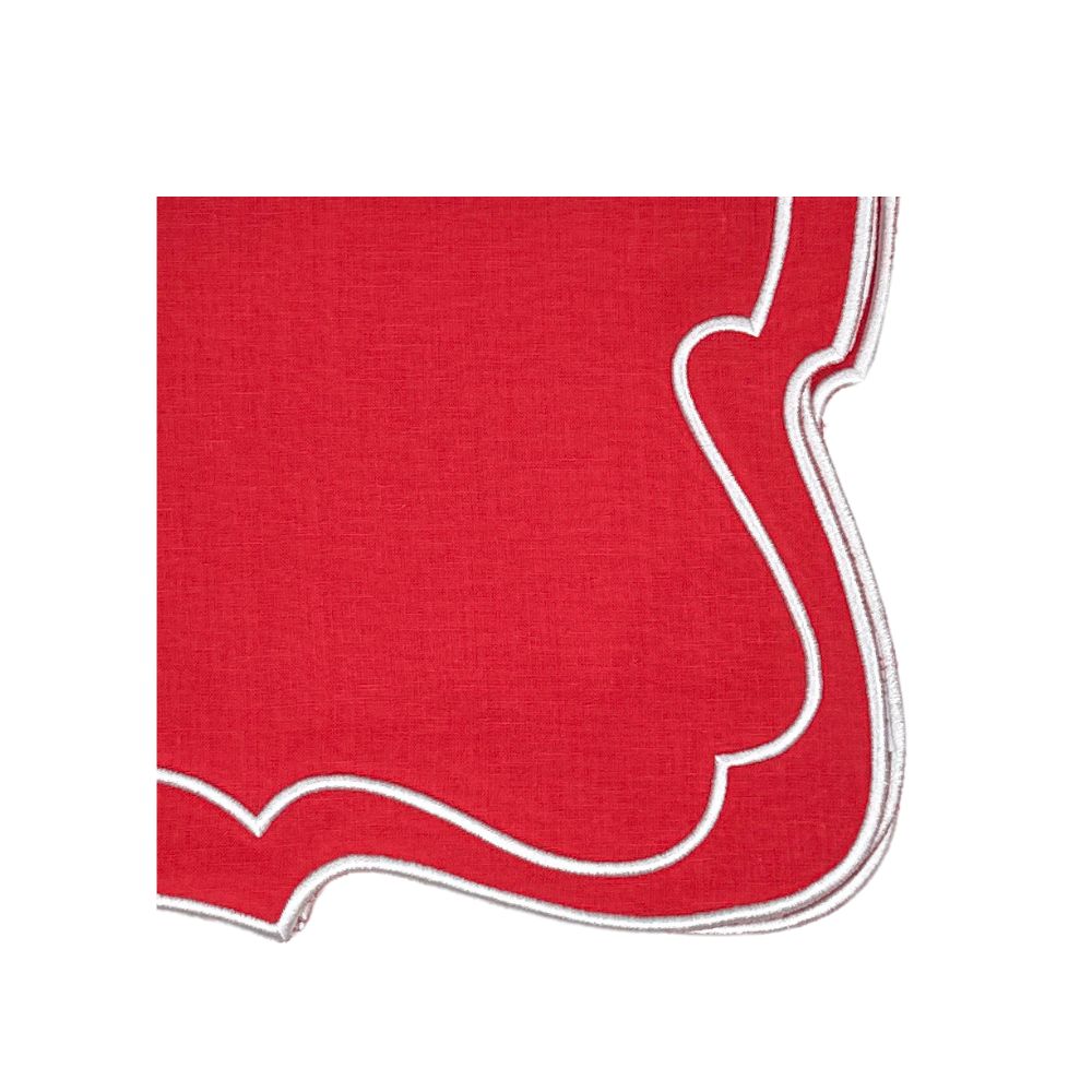 Studio Collection - Belle Napkin - Red (Set of 4)