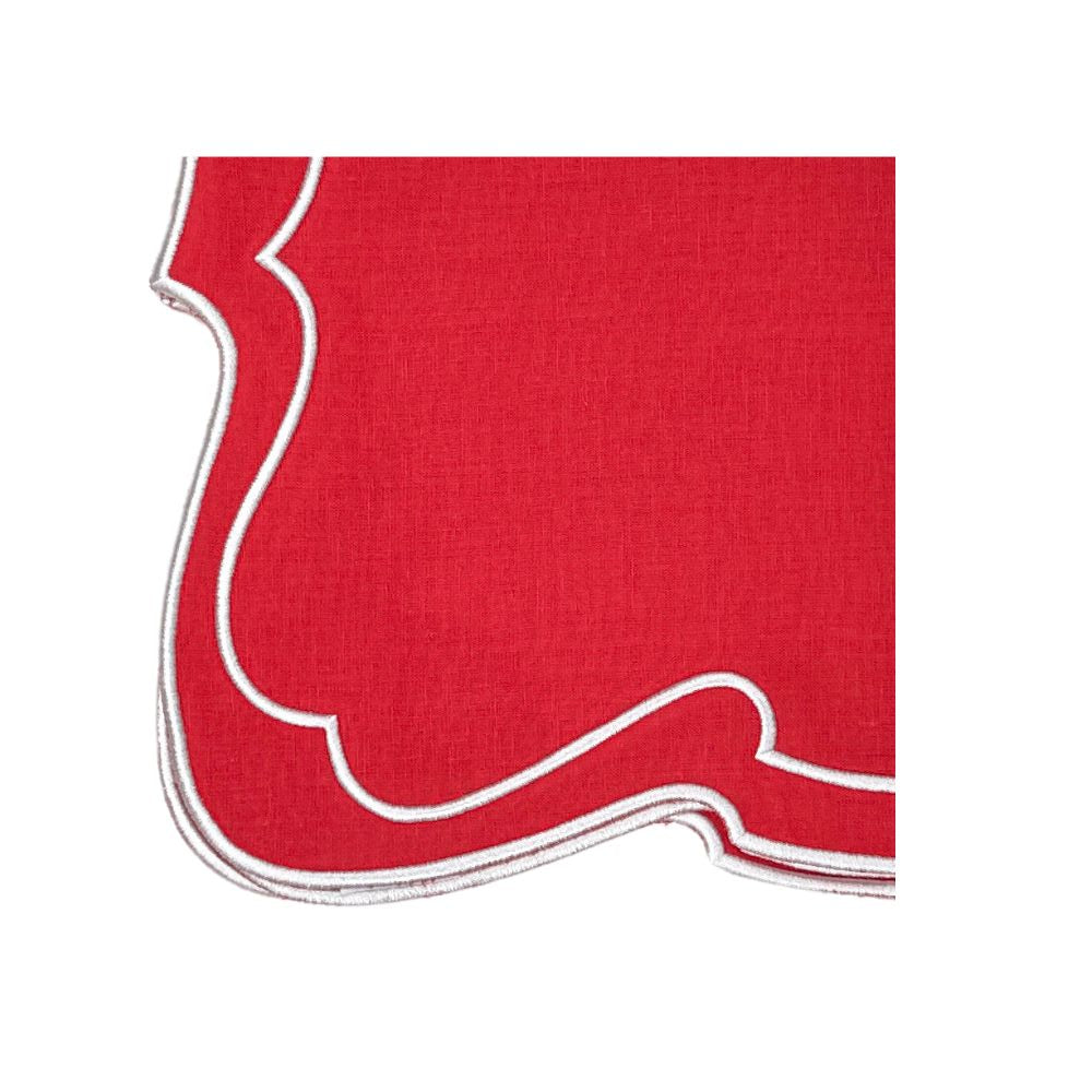 Studio Collection - Belle Napkin - Red (Set of 4)