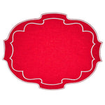 Studio Collection - Belle Placemat - Red  (Set of 4)