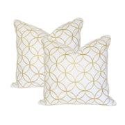 Sungold Lattice - Set of 2