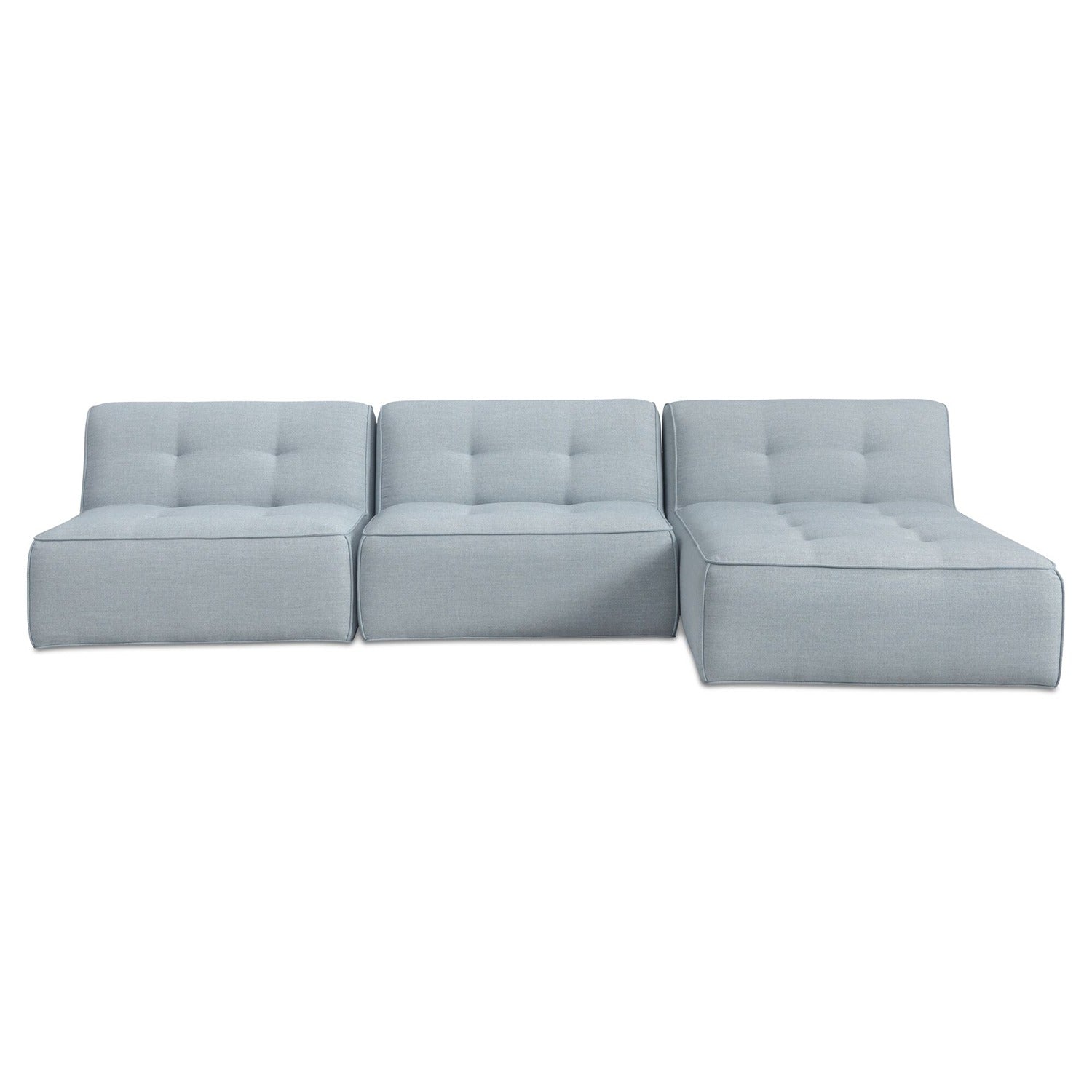 Clementine 3 Piece Outdoor Lounge Light Blue