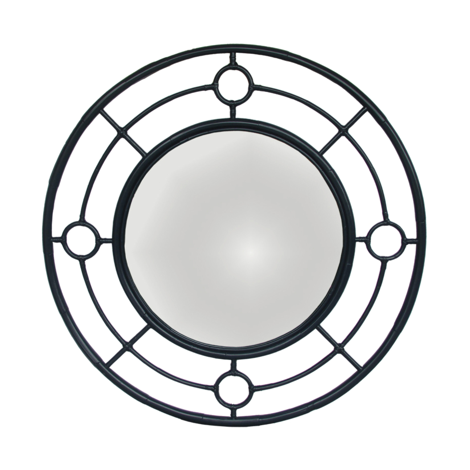 Porthole Mirror Large - Basic Black