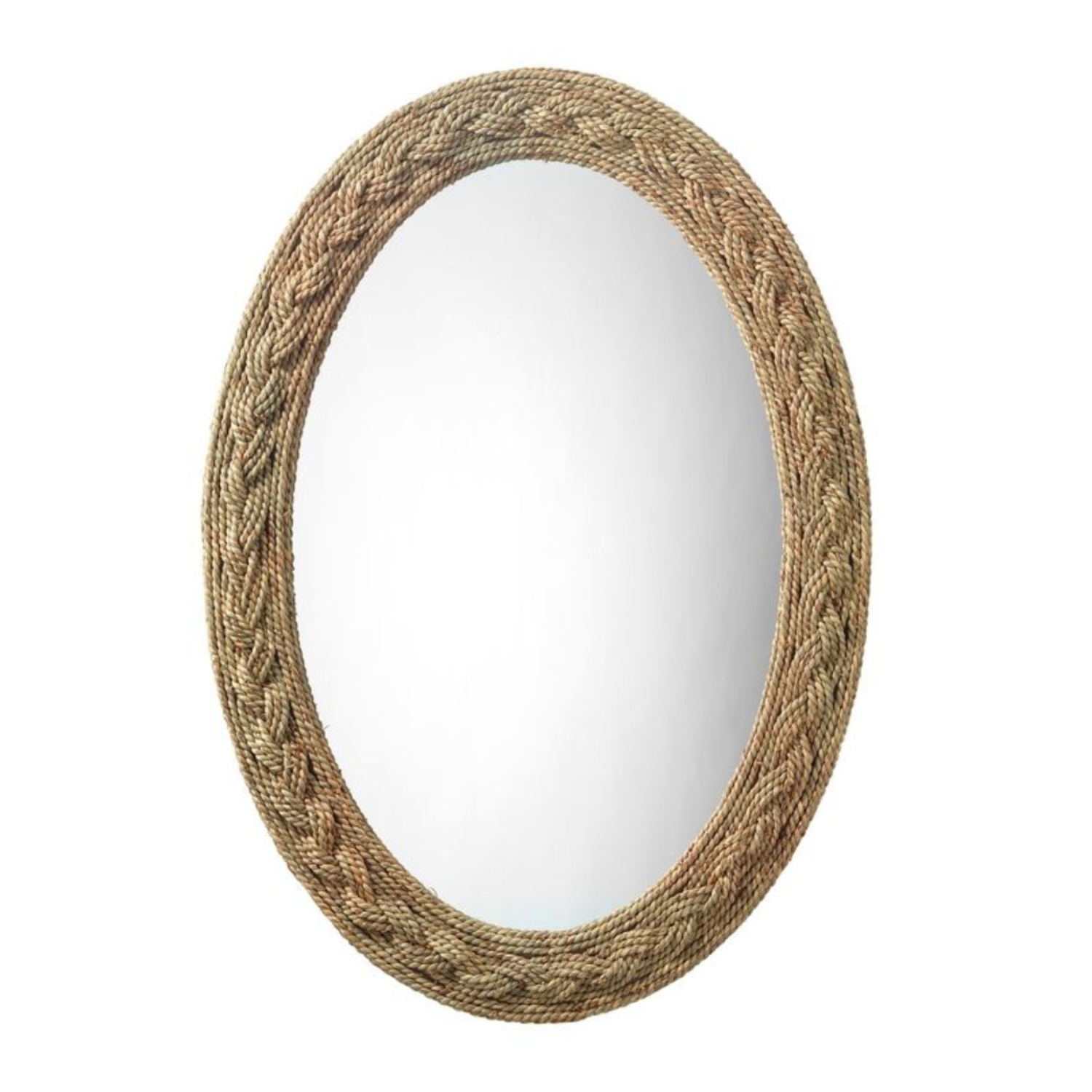 Lark Braided Oval Mirror