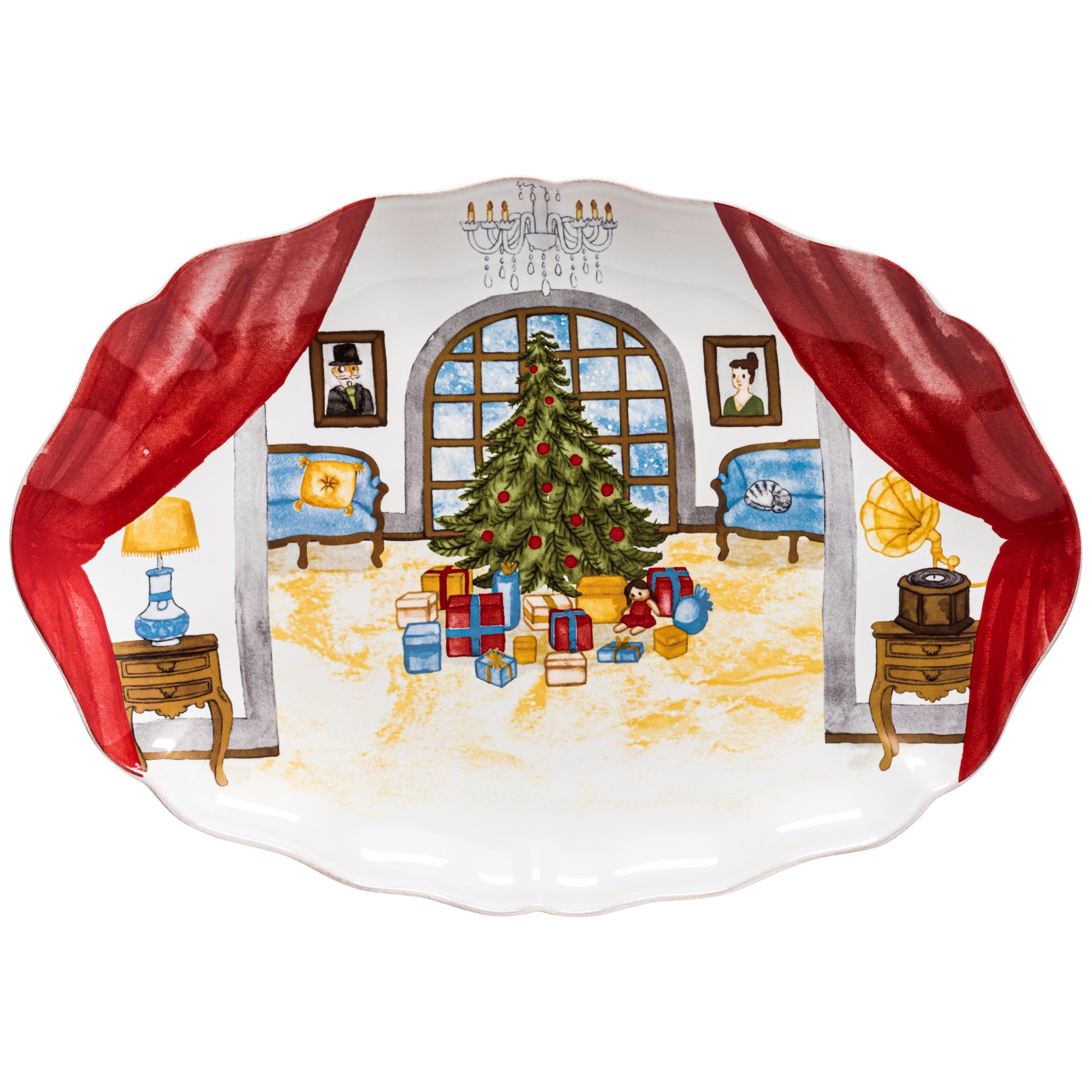 Oval Platter The Nutcracker by Casafina