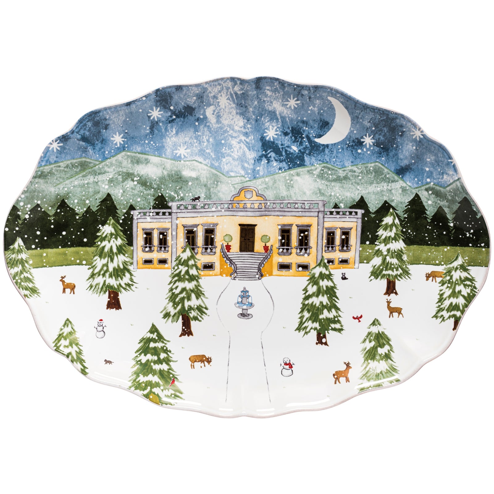 Large Oval Platter The Nutcracker by Casafina