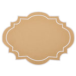 Nantucket Tan & White Placemat & Napkin