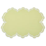 Savannah Green & White Placemat & Napkin