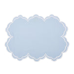 Savannah Pale Blue & White Placemat & Napkin