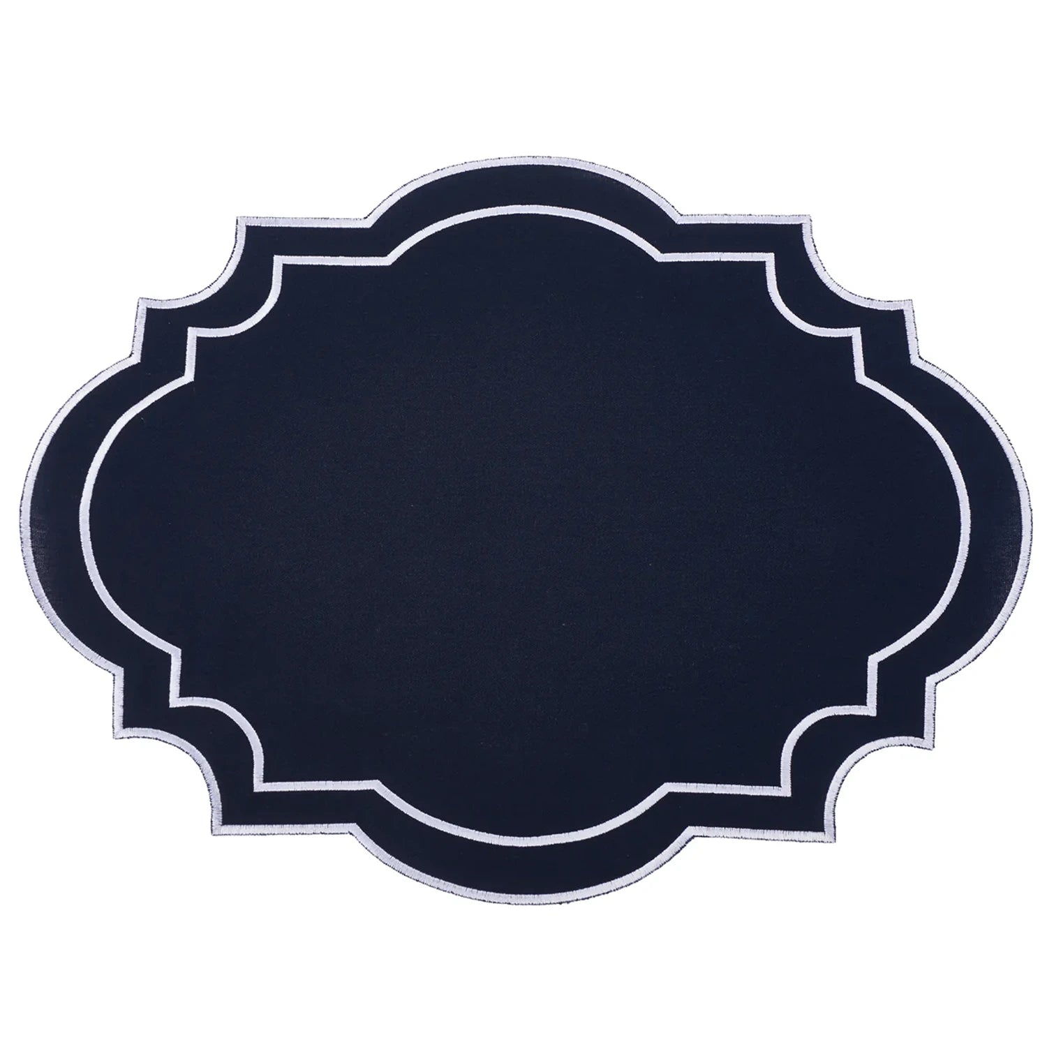 Nantucket Navy & White Placemat & Napkin