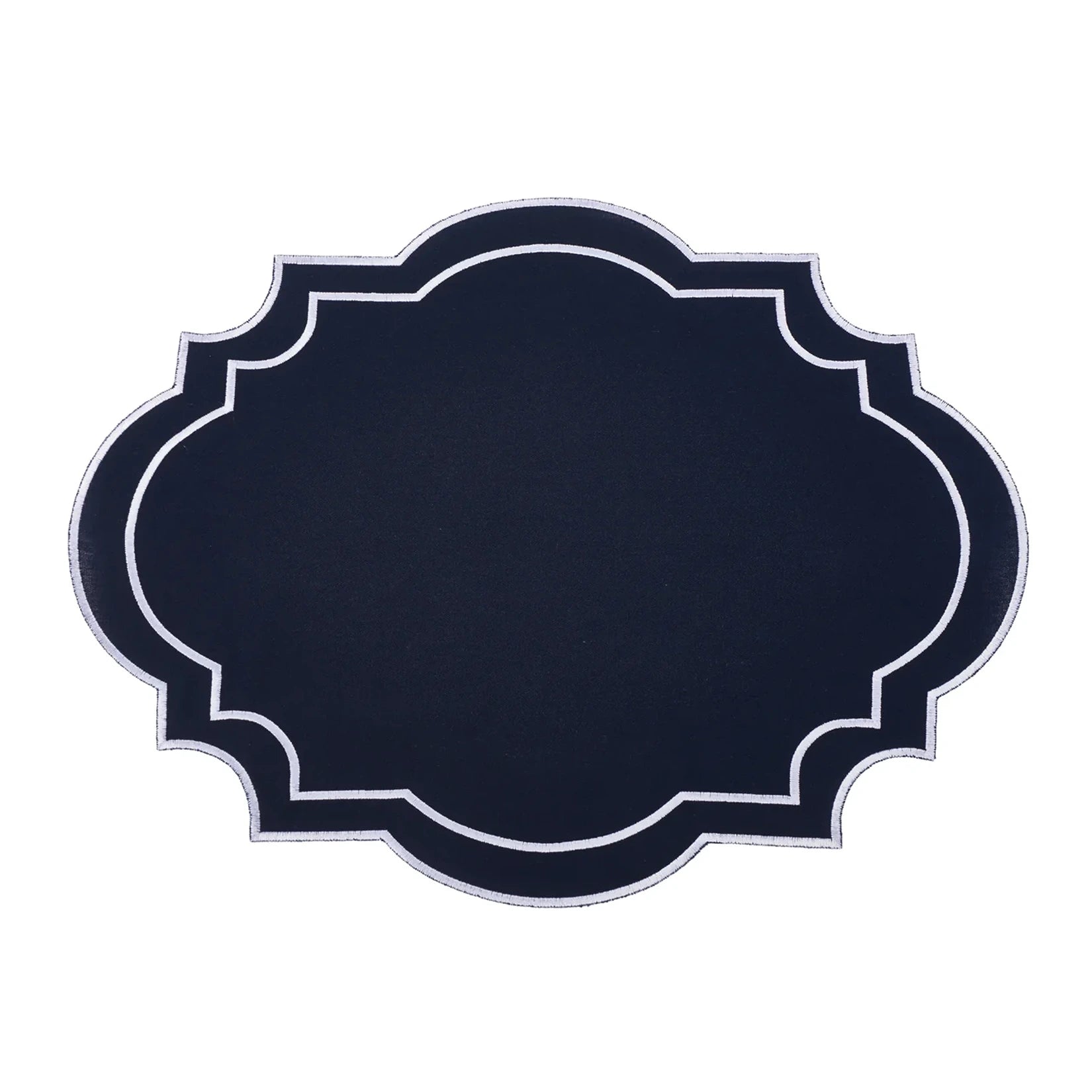 Nantucket Navy & White Placemat & Napkin