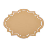Nantucket Tan & White Placemat & Napkin
