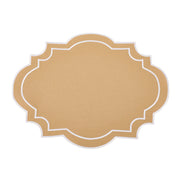 Nantucket Tan & White Placemat & Napkin
