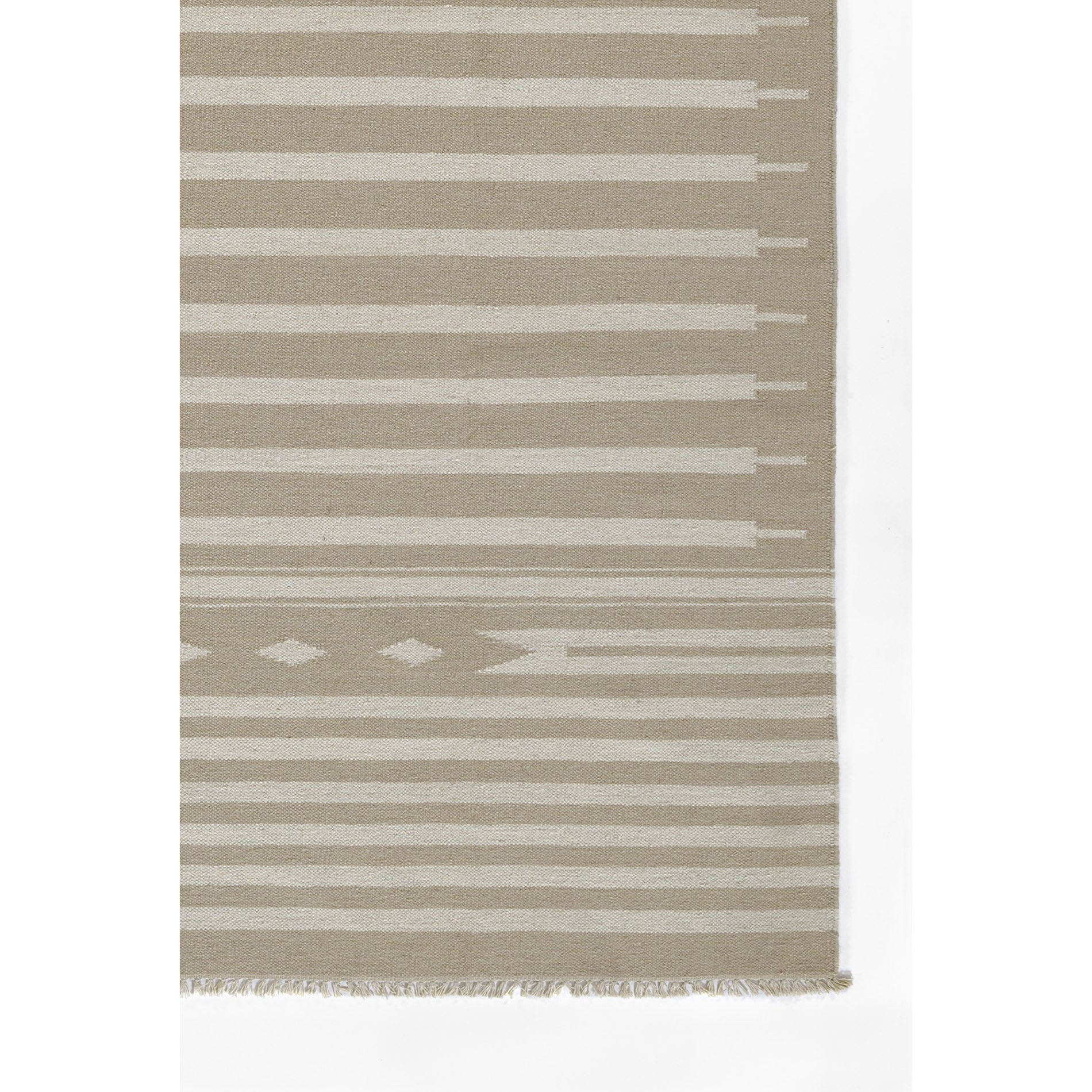 Erin Gates by Momeni Thompson Billings Beige Hand Woven Wool Area Rug