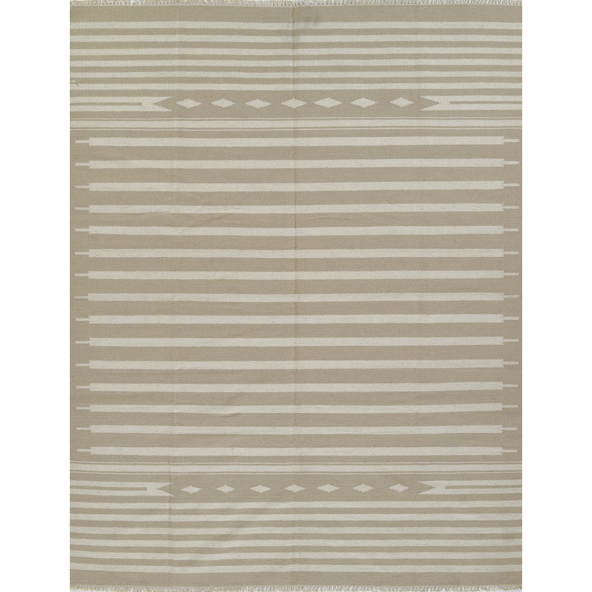 Erin Gates by Momeni Thompson Billings Beige Hand Woven Wool Area Rug