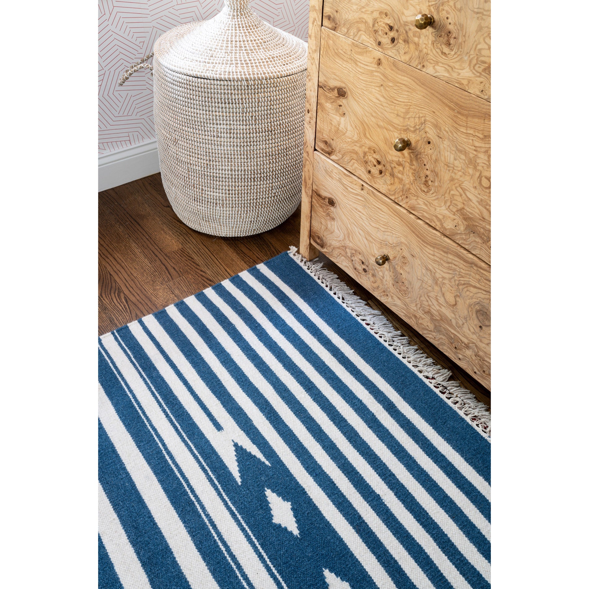 Erin Gates by Momeni Thompson Billings Light Blue Hand Woven Wool Area Rug