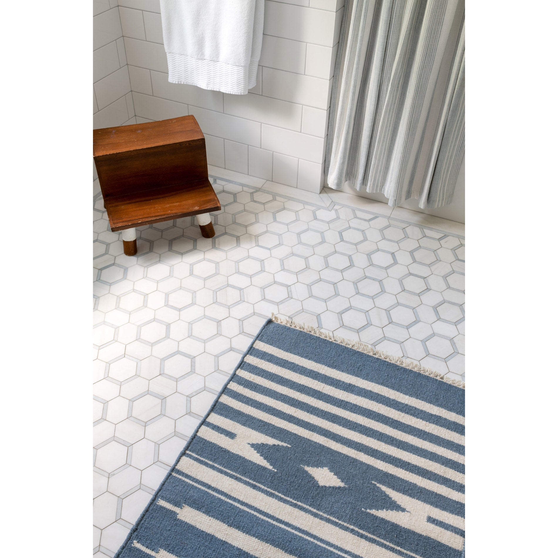 Erin Gates by Momeni Thompson Billings Light Blue Hand Woven Wool Area Rug