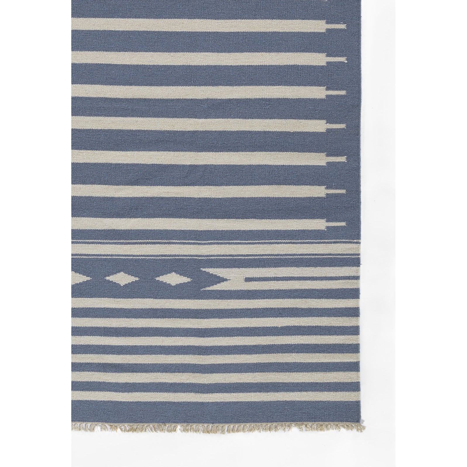 Erin Gates by Momeni Thompson Billings Light Blue Hand Woven Wool Area Rug