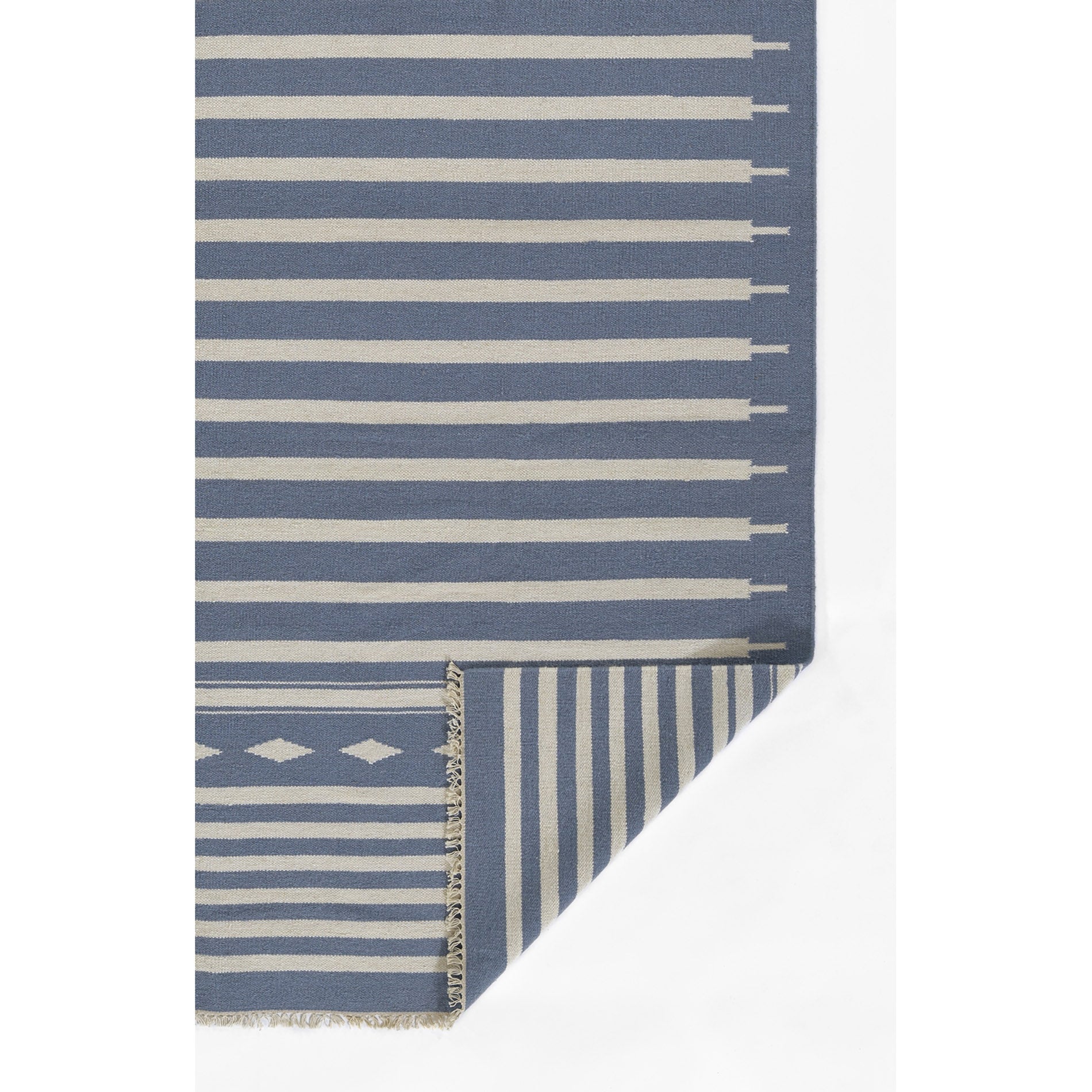Erin Gates by Momeni Thompson Billings Light Blue Hand Woven Wool Area Rug