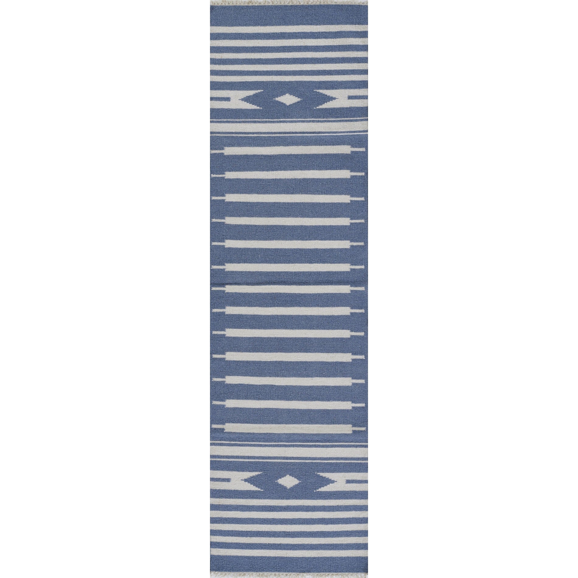 Erin Gates by Momeni Thompson Billings Light Blue Hand Woven Wool Area Rug