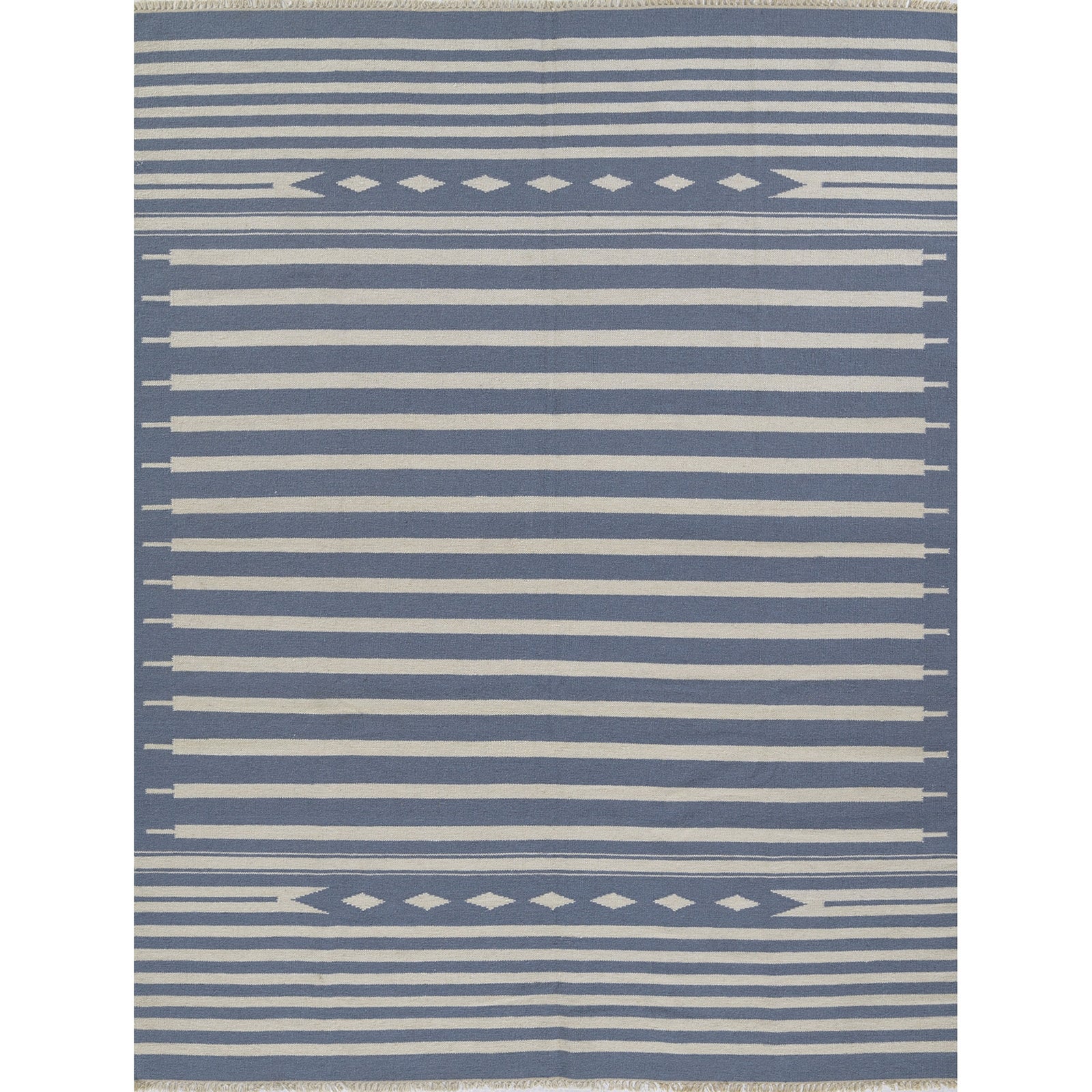 Erin Gates by Momeni Thompson Billings Light Blue Hand Woven Wool Area Rug