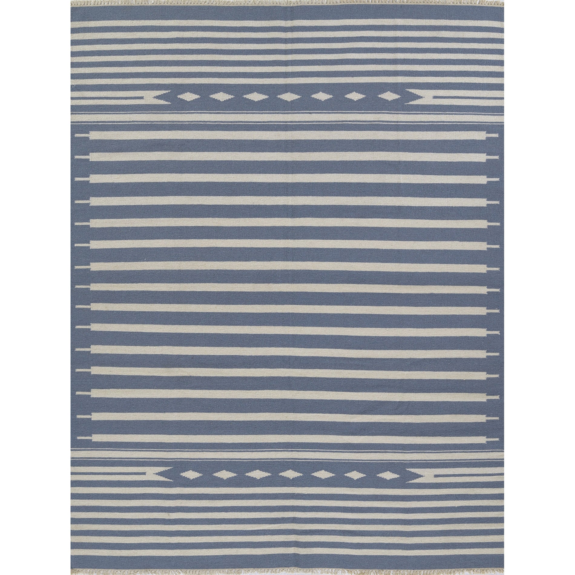 Erin Gates by Momeni Thompson Billings Light Blue Hand Woven Wool Area Rug