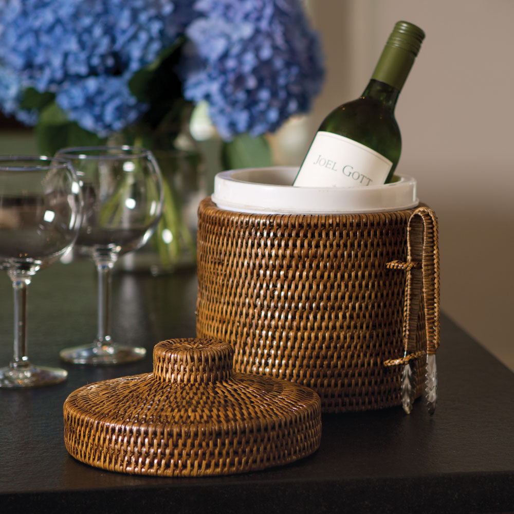 Zoe Rattan Ice Box & Tongs