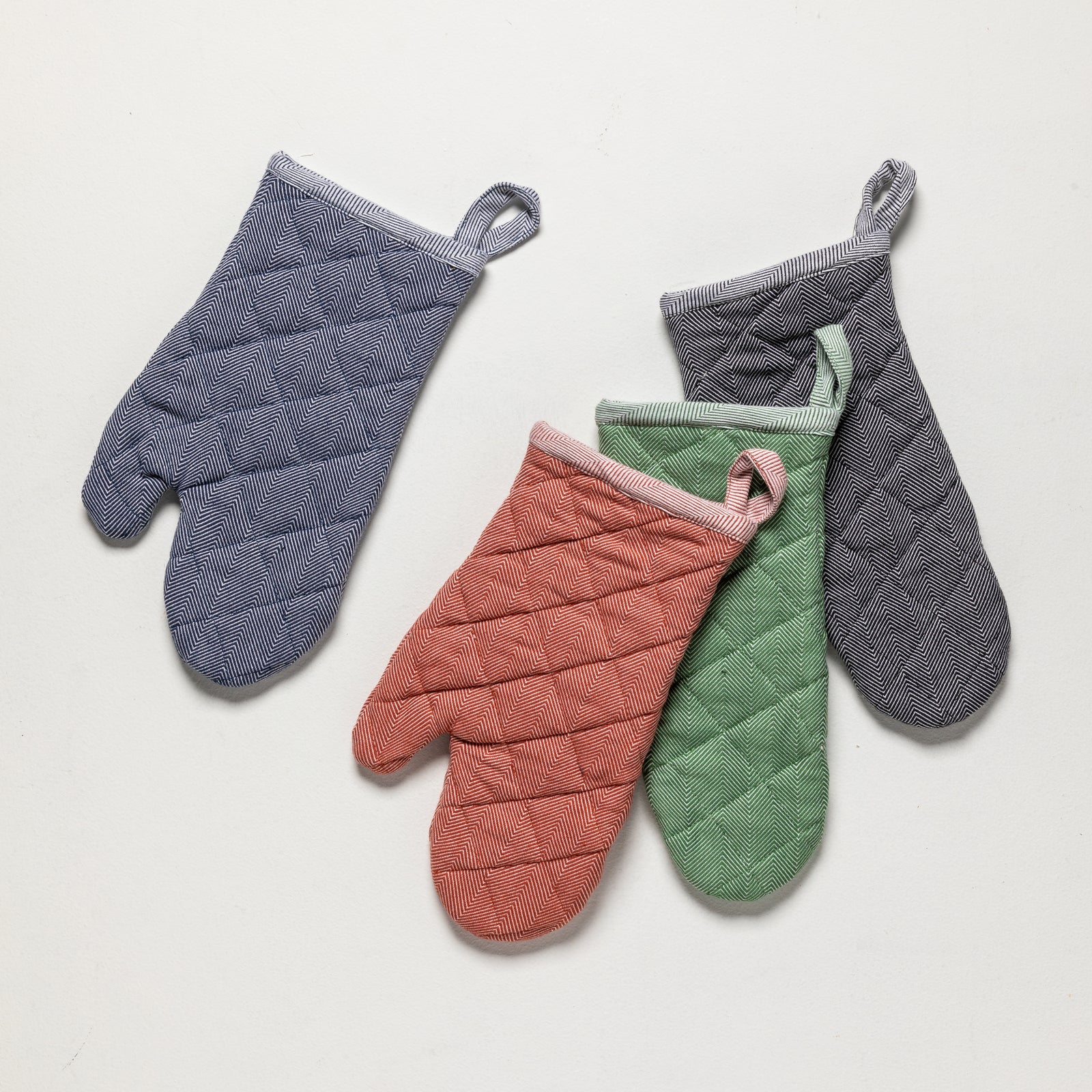 Oven Mitt 100% Cotton Alessa by Casafina - Chive