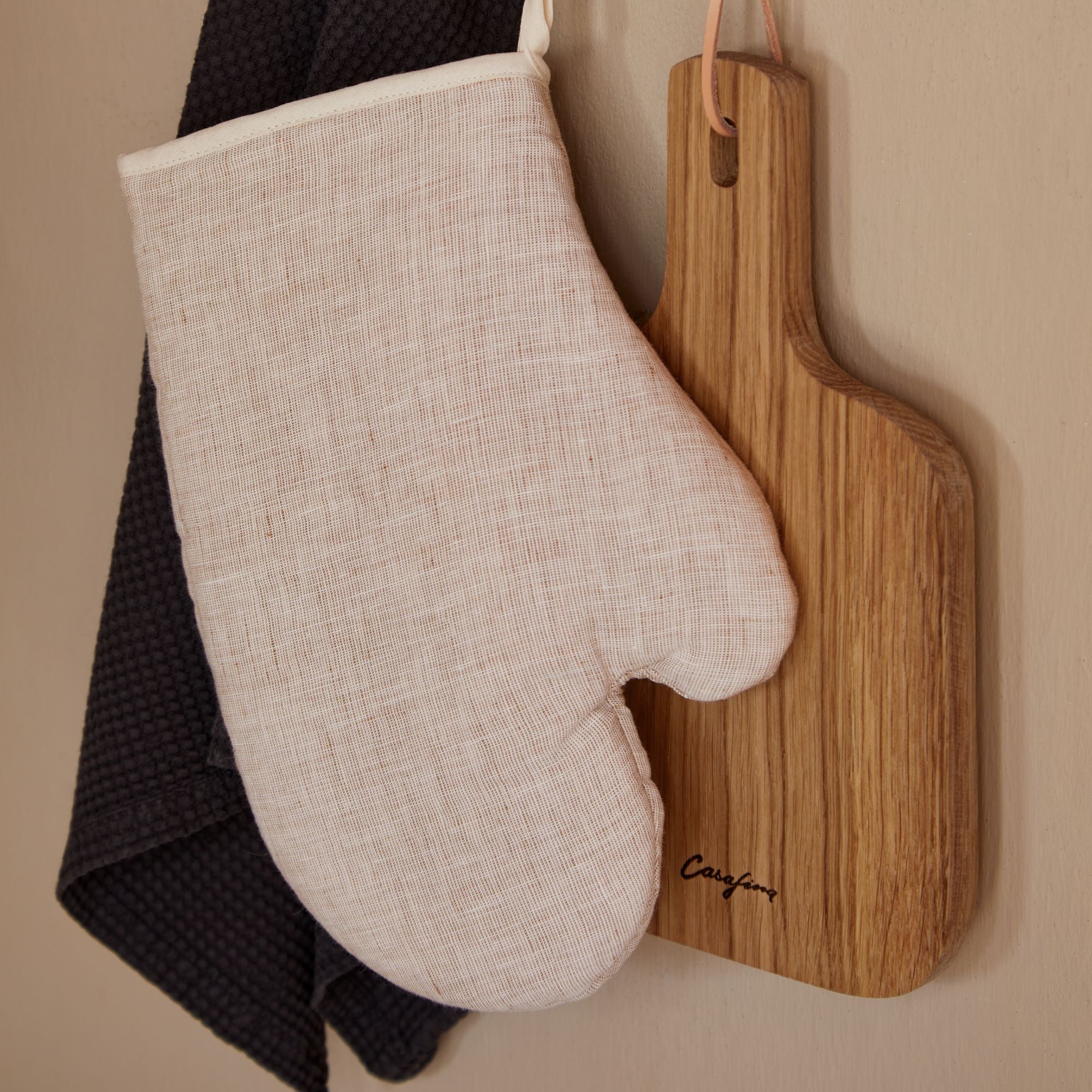 Oven Mitt 100% Linen Carmela by Casafina