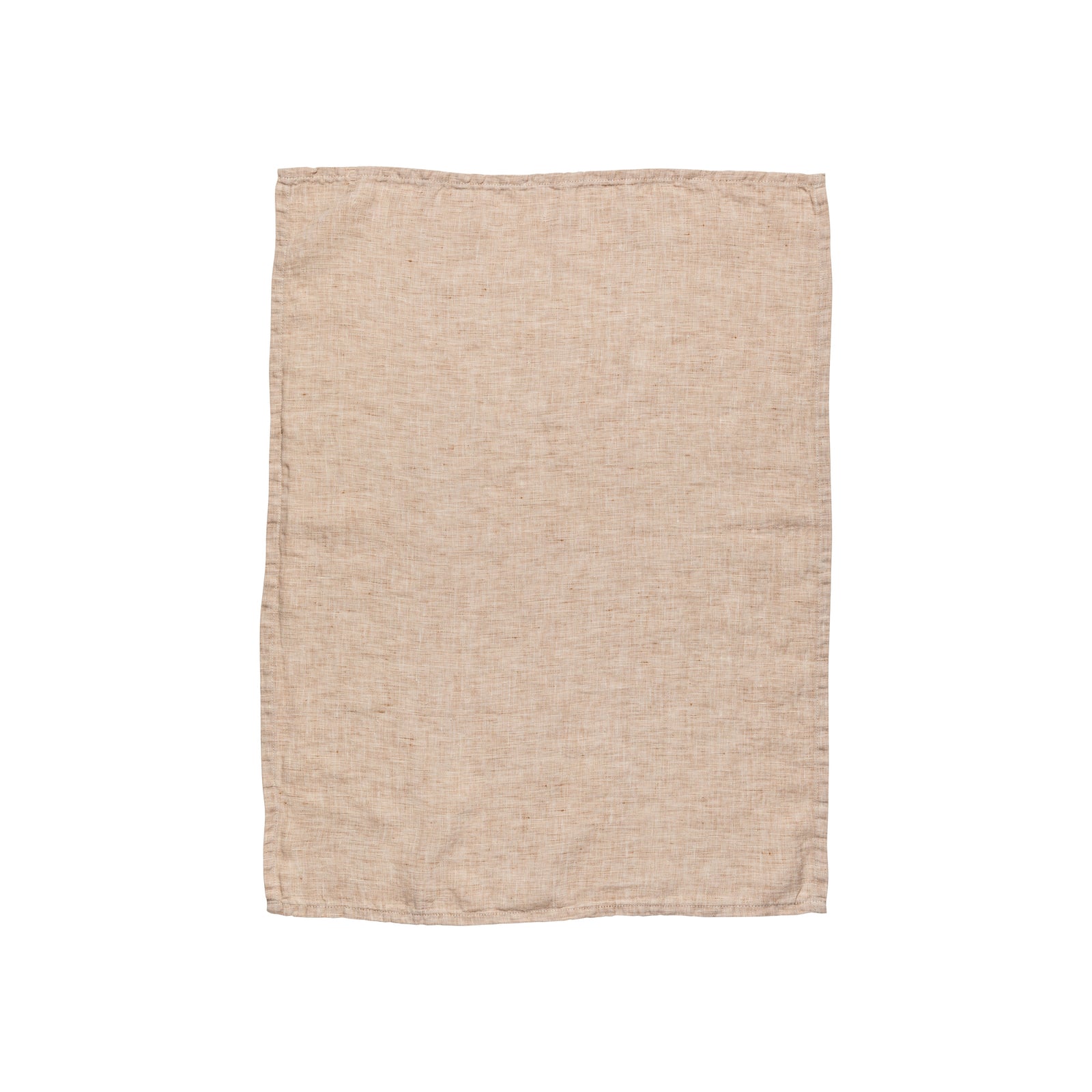 Kitchen Towel 100% Linen Carmela by Casafina Set of 2 - Caramel