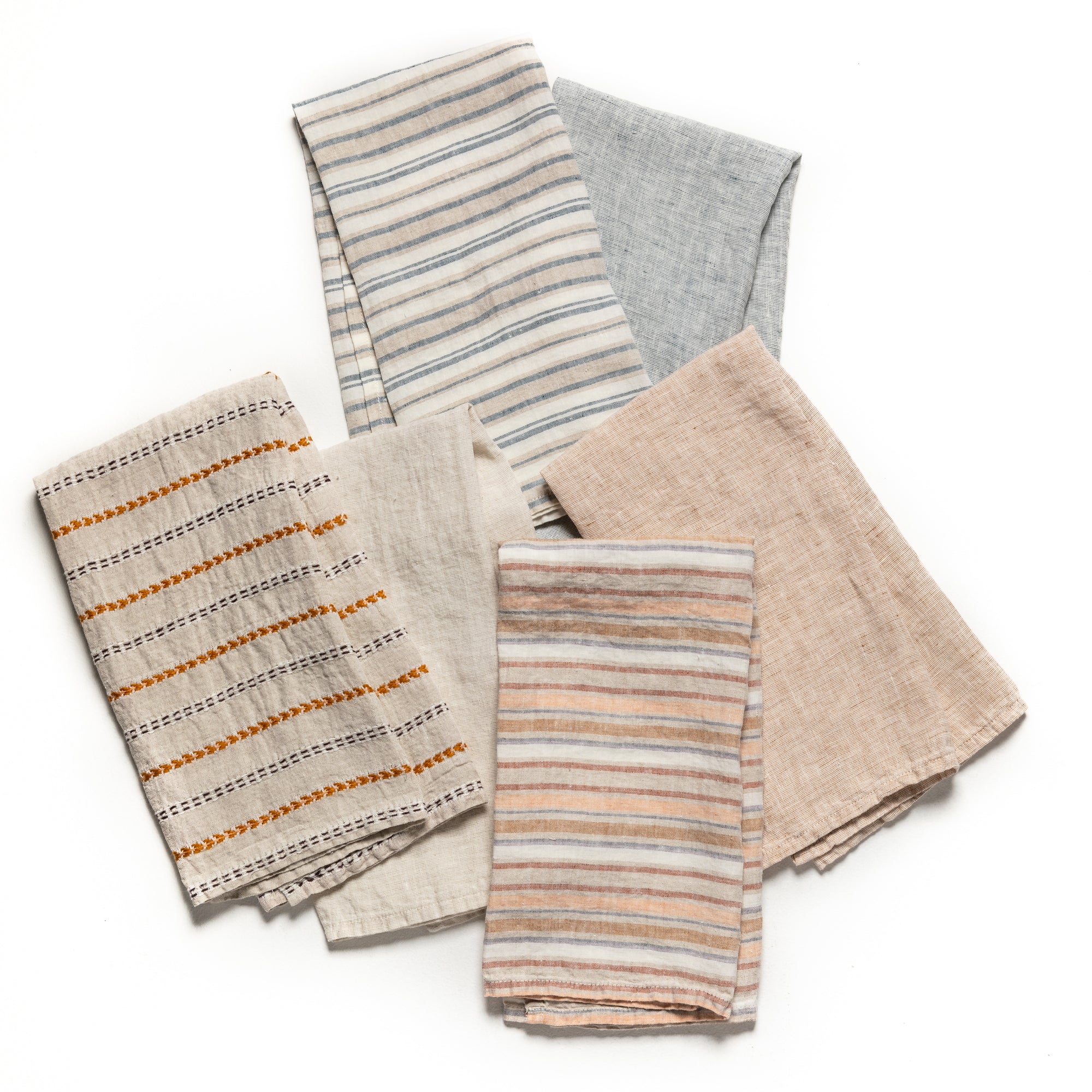 Kitchen Towel 100% Linen Carmela by Casafina Set of 2