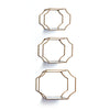 Rowan Mirrored Wall Shelves Set of 3
