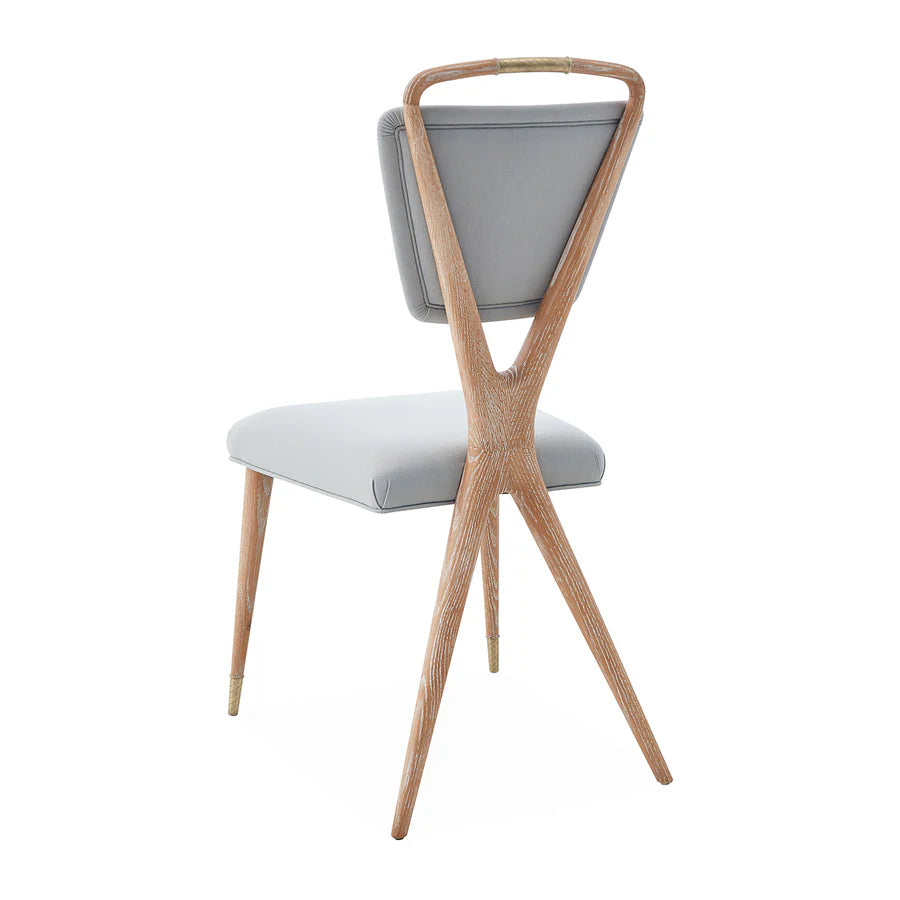 Torino X-Back Dining Chair in Tussah Sky