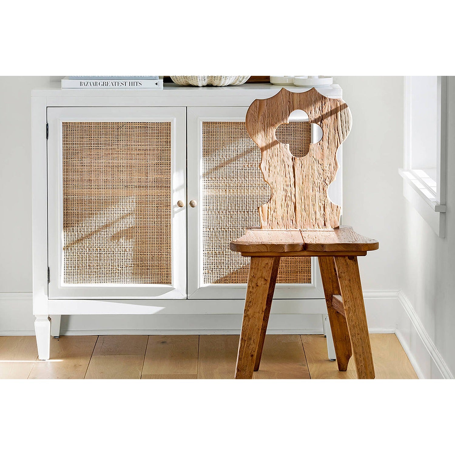 Tyrol Accent Chair, Natural Clover