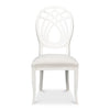Goccia Side Chair, Cortina White, Crema - Set of 2