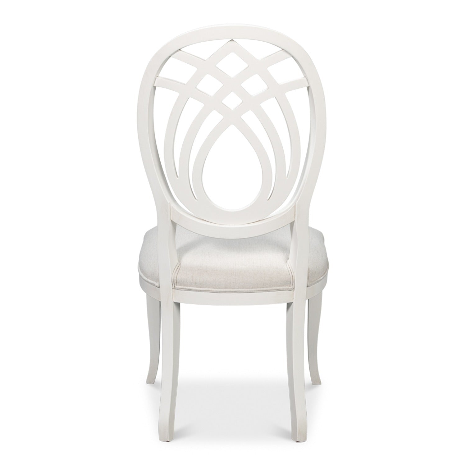 Goccia Side Chair, Cortina White, Crema - Set of 2