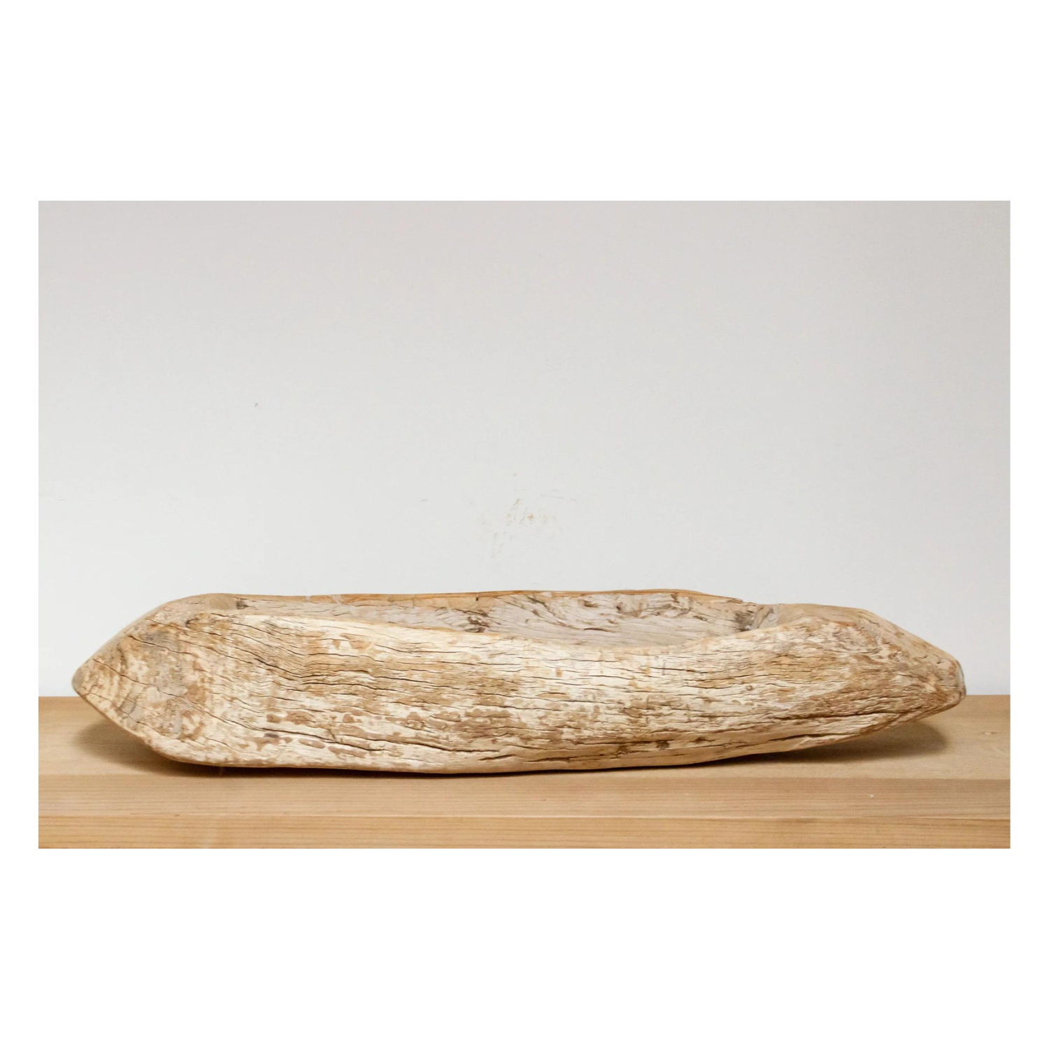 Sid Antique Wood Bowl