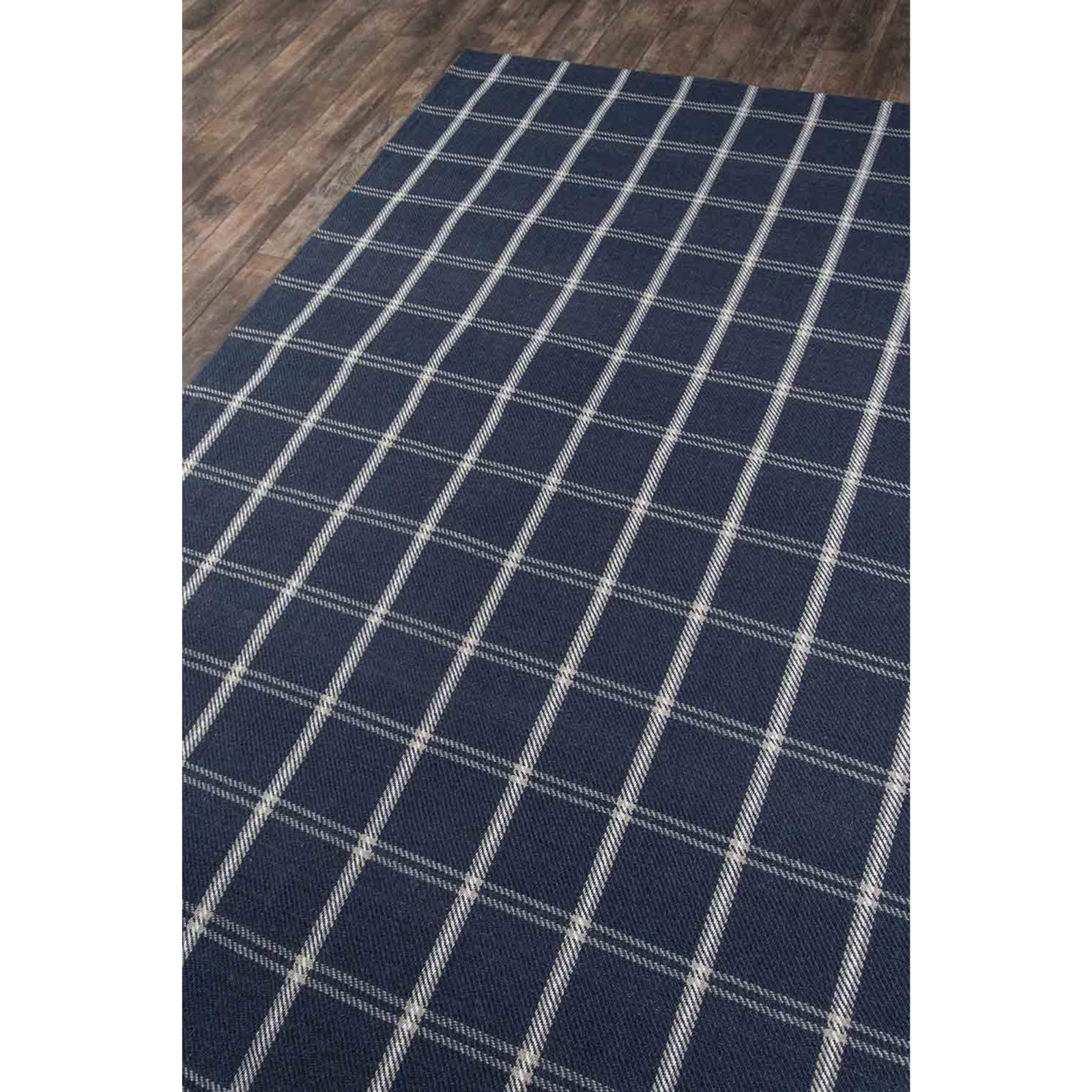 Erin Gates by Momeni Marlborough Dover Navy Hand Woven Wool Area Rug