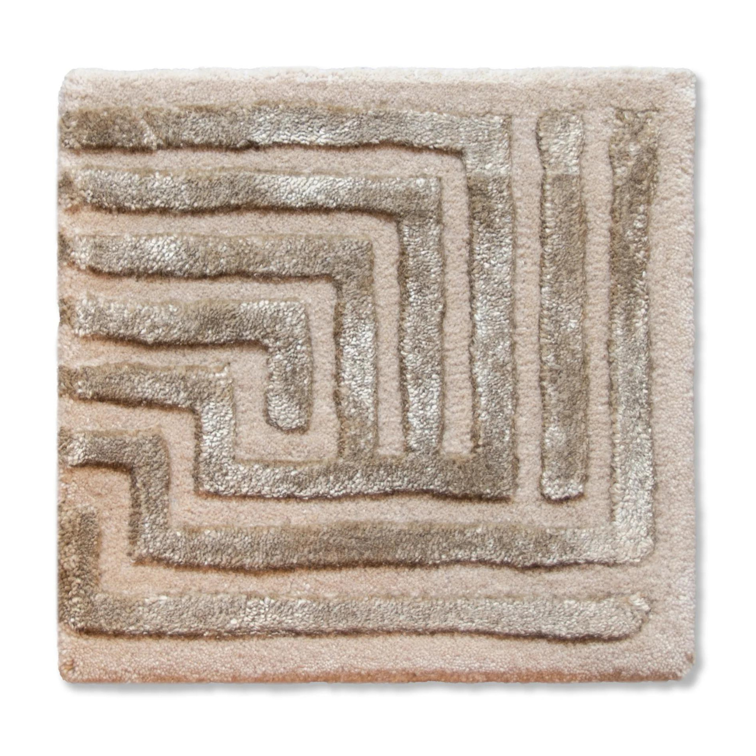 Knossos Hand-Tufted Maze Rug