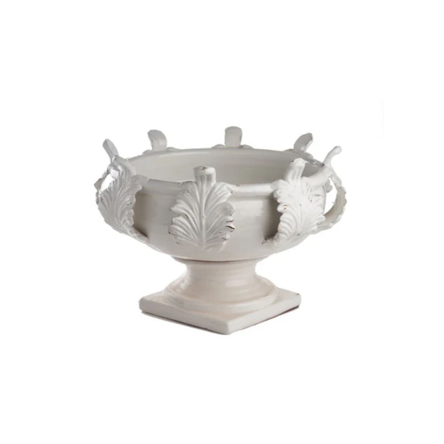 Vinci Centerpiece, Acanthus Leaf Decor, Medium