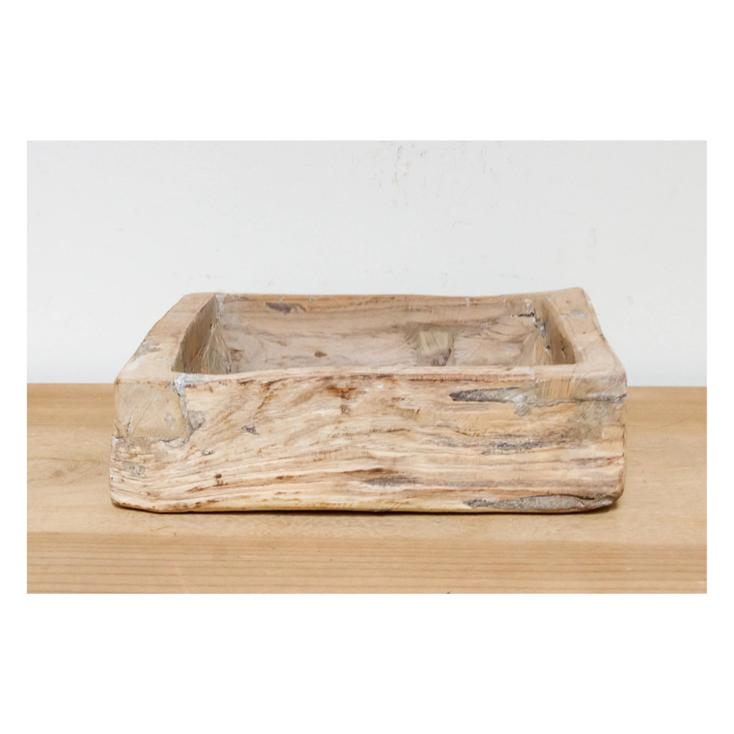 Doma Bleached Wood Fruit Bowl